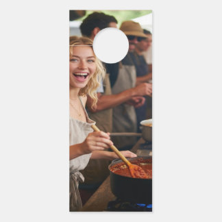 Chili Cook Off Photo Customize Door Hanger