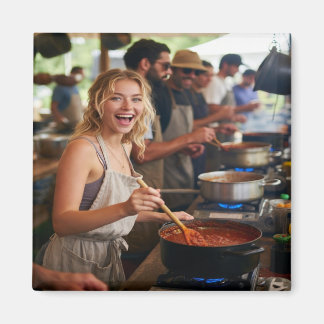 Chili Cook Off Photo Customize Magnet