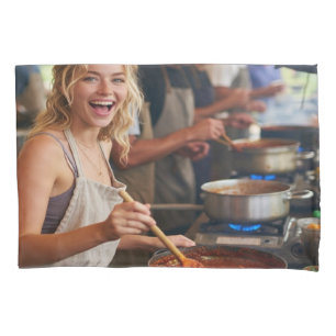 Chili Cook Off Photo Customize Pillowcase