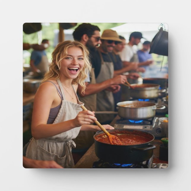 Chili Cook Off Photo Customize Plaque (Front)