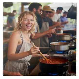 Chili Cook Off Photo Customize Tile