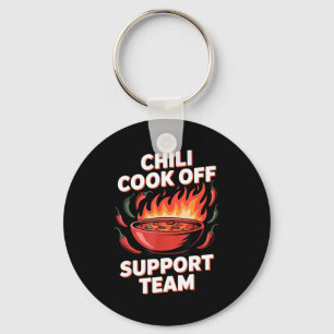 Chili cook off support team spicy lover squad -  key ring