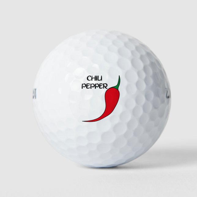 Chili Pepper Golf Balls (Front)
