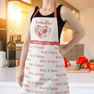 Chili Pepper Hot Spicy Chef Peppers Chili Cooking Apron