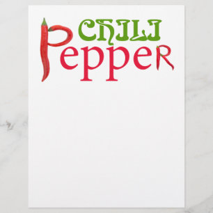 Chili peppers flyer