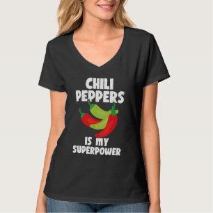 Chili Peppers Red Hot Spicy Pepper Eat Mexican Foo T-Shirt