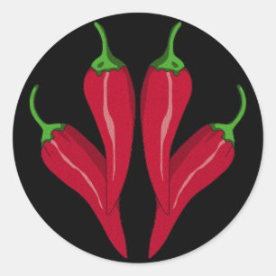 Chilies Classic Round Sticker