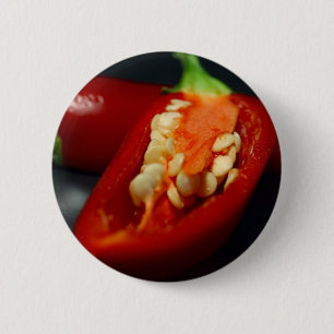 chilies-seeds,still-life 6 cm round badge