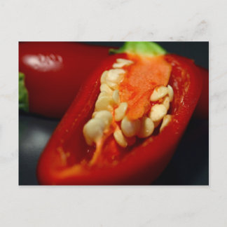 chilies-seeds,still-life postcard