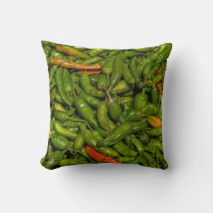 Chilis For Sale At Market Cushion