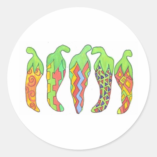 Chilis Incognito Classic Round Sticker