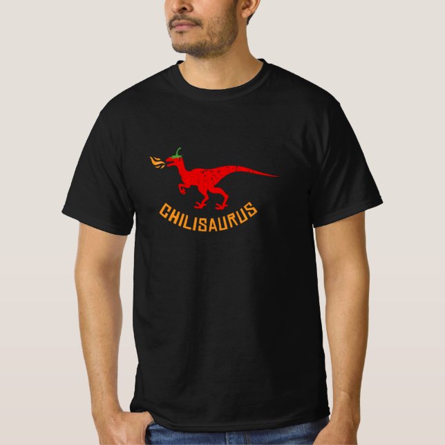 Chilisaurus Chilli Dino T-Shirt (Front)