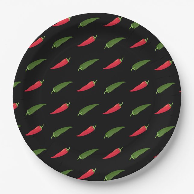 Chilischote Paper Plate (Front)