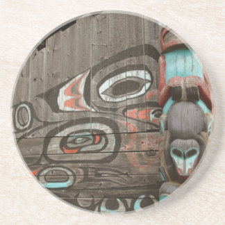 Chilkat Tribal House Coaster