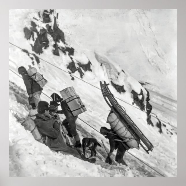 Chilkoot Pass - Yukon Gold Rush 1898 Poster (Front)