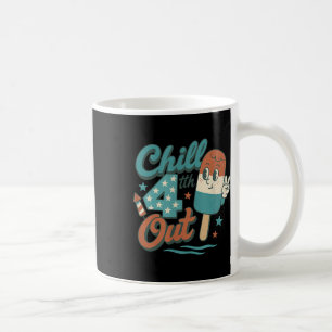 Chill 4th Out – Funny Retro 4th Of July Ice Cream Coffee Mug