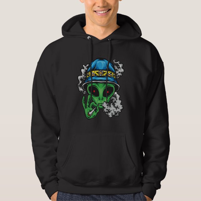 Chill Alien Hoodie (Front)