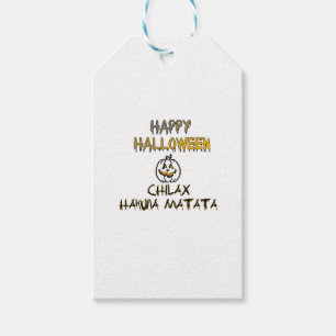 Chill and Relax Happy Halloween Collection Gift Tags