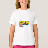 Chill Bart Relax Graffiti Urban Style Graphic Tee