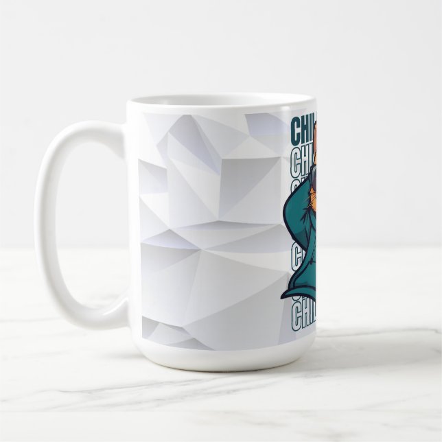 Chill Bro Cat Coffee Mug (Left)