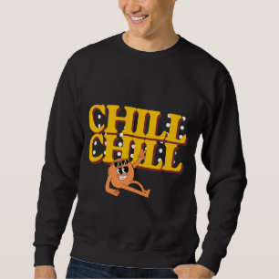 Chill Chill Retro Cartoon Character Sweatshirt