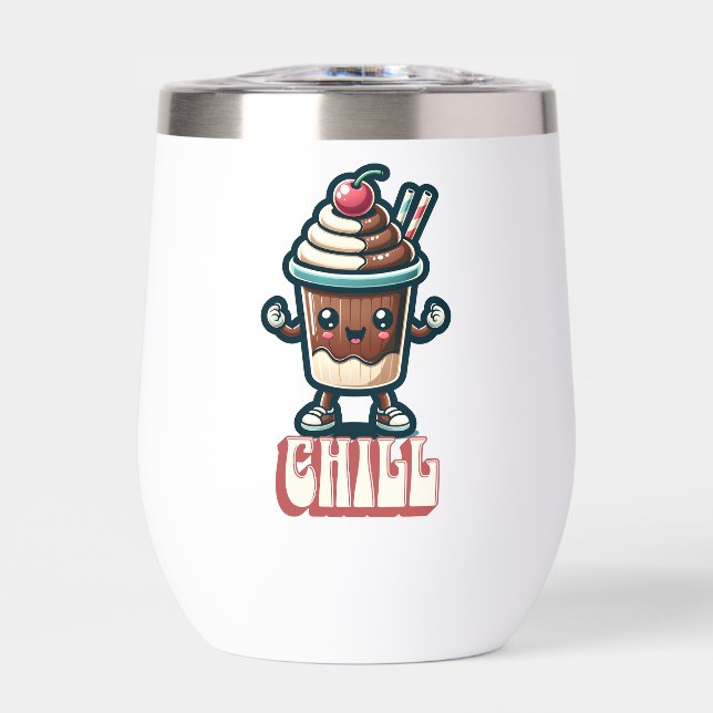 Chill Chocolate Milkshake Pun  (Front)