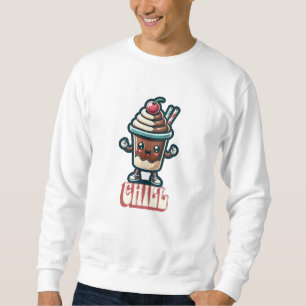 Chill Chocolate Milkshake Pun  Sweatshirt