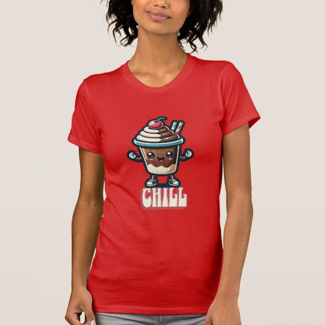 Chill Chocolate Milkshake Pun  T-Shirt (Front)