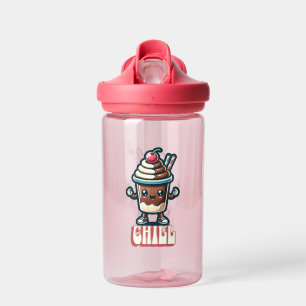 Chill Chocolate Milkshake Pun  Water Bottle