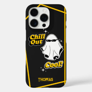 Chill Cool Ghost Sunglasses Customisable iPhone 16 Pro Case