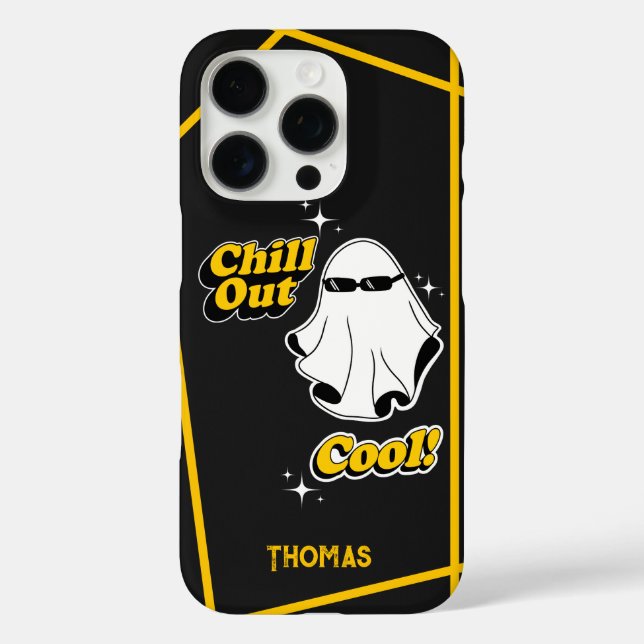 Chill Cool Ghost Sunglasses Customisable Case-Mate iPhone Case (Back)