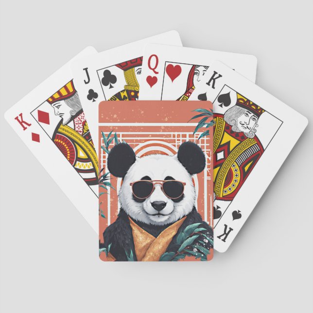Chill Cool Kung Fu Panda Playing Cards (Back)