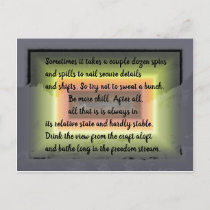 Chill Ethos Postcard