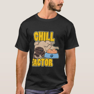 Chill Factor Cute Pug Sleeping Relaxing Cool Boy T-Shirt
