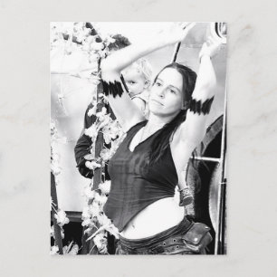 Chill Floor Girl Dancer Postcard