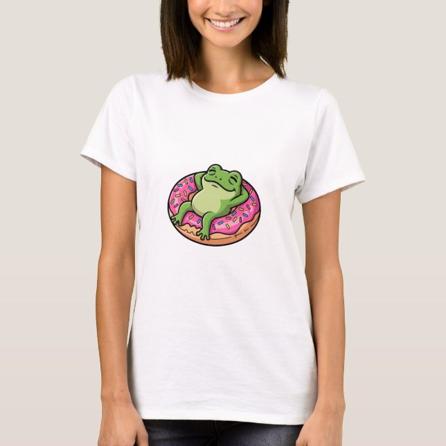 Chill Frog Doughnut T-Shirt (Front)