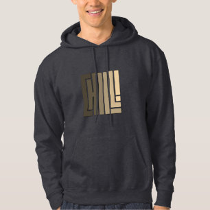 Chill - Funky Vintage on Grey Edition Hoodie