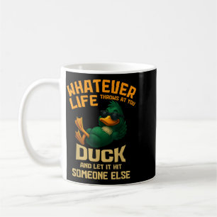 Chill Funny Duck Animal Quotes Design Sarcastic Coffee Mug