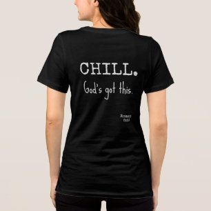 Chill God's Got This Scripture Romans 8:28 soft Tri-Blend Shirt