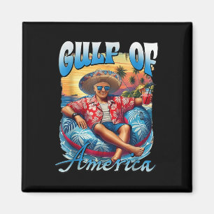 Chill Greeting From The Gulf Of Usa America Patrio Magnet