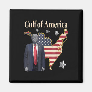 Chill Greeting From The Gulf Of Usa America Patrio Magnet