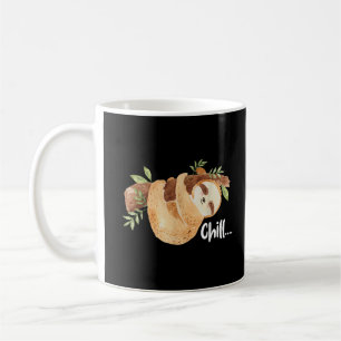 Chill Hanging Sloth Wildlife Animal Lover Zookeepe Coffee Mug