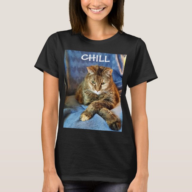 CHILL KITTY   T-Shirt (Front)