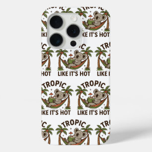 Chill Koala Vibes iPhone 15 Pro Case