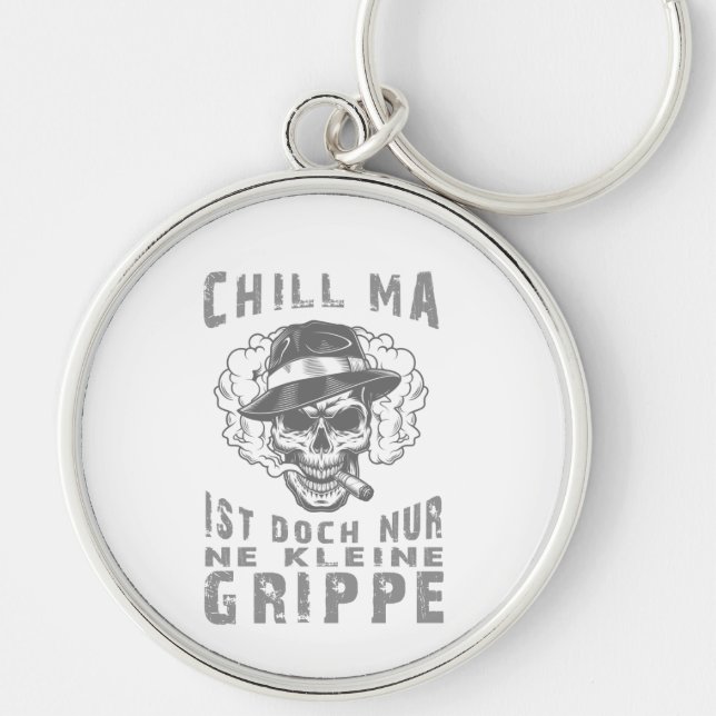 Chill ma Corona Key Ring (Front)