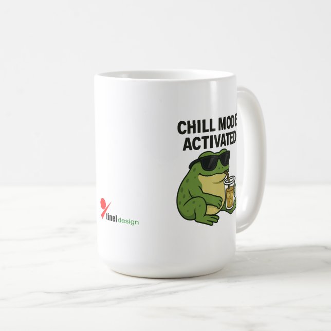 Chill Mode: Activated Coffee Mug (Front Right)