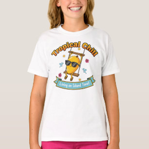 Chill Mode Activated – Tropical Hammock Tee
