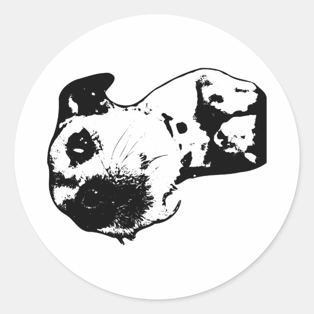 Chill Mode On Classic Round Sticker (Front)