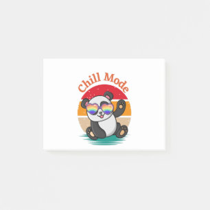Chill Mode Panda Post-it Notes