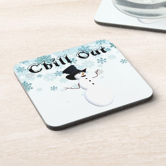 Chill Out Beverage Coaster (Left Side)